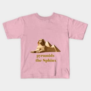 pyramids the Sphinx Kids T-Shirt